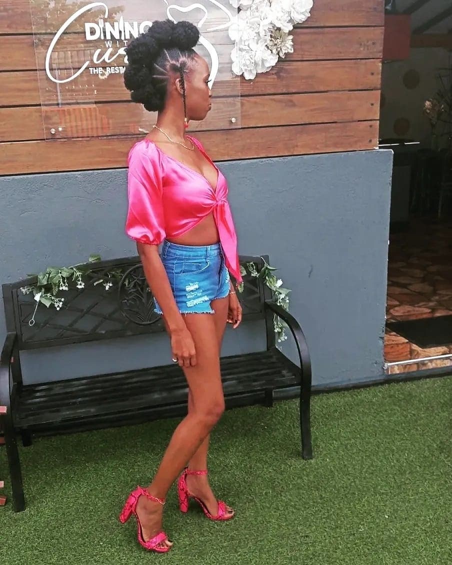 Satin Tie Front Crop Top