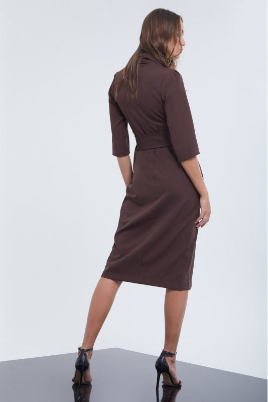 Deep V Cut Long Dress