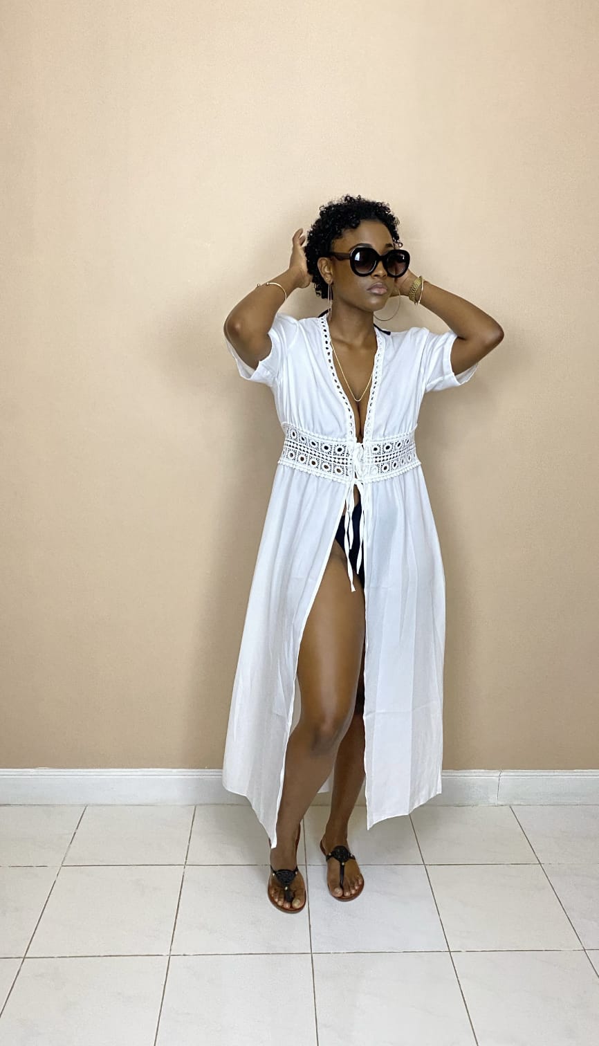 Breeze Lace Cover-Up with Ankle-Length Grace