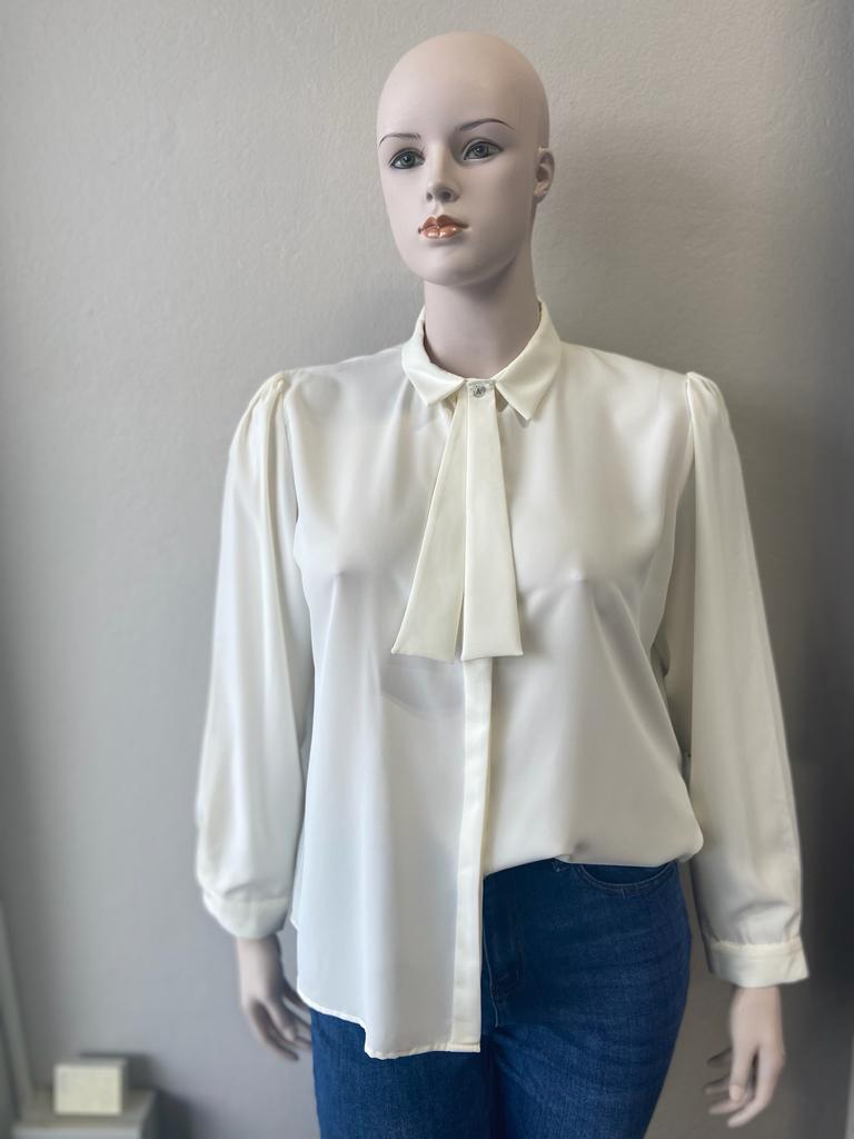 Polyester Jewel Button Bow Tie Charm