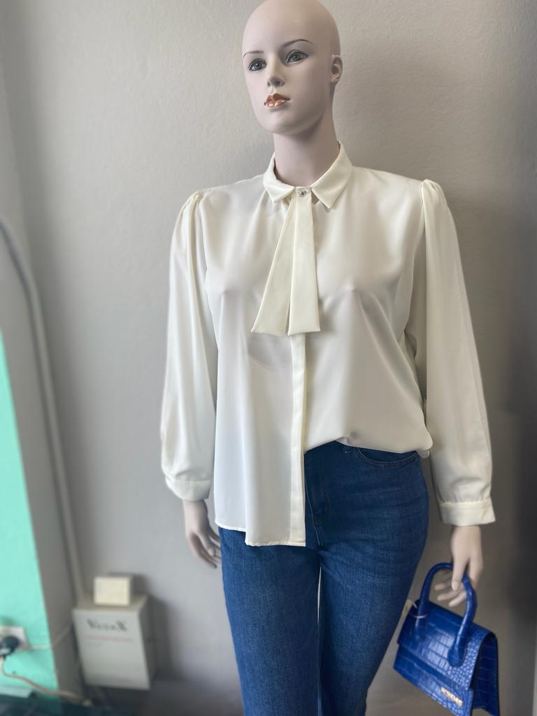 Polyester Jewel Button Bow Tie Charm