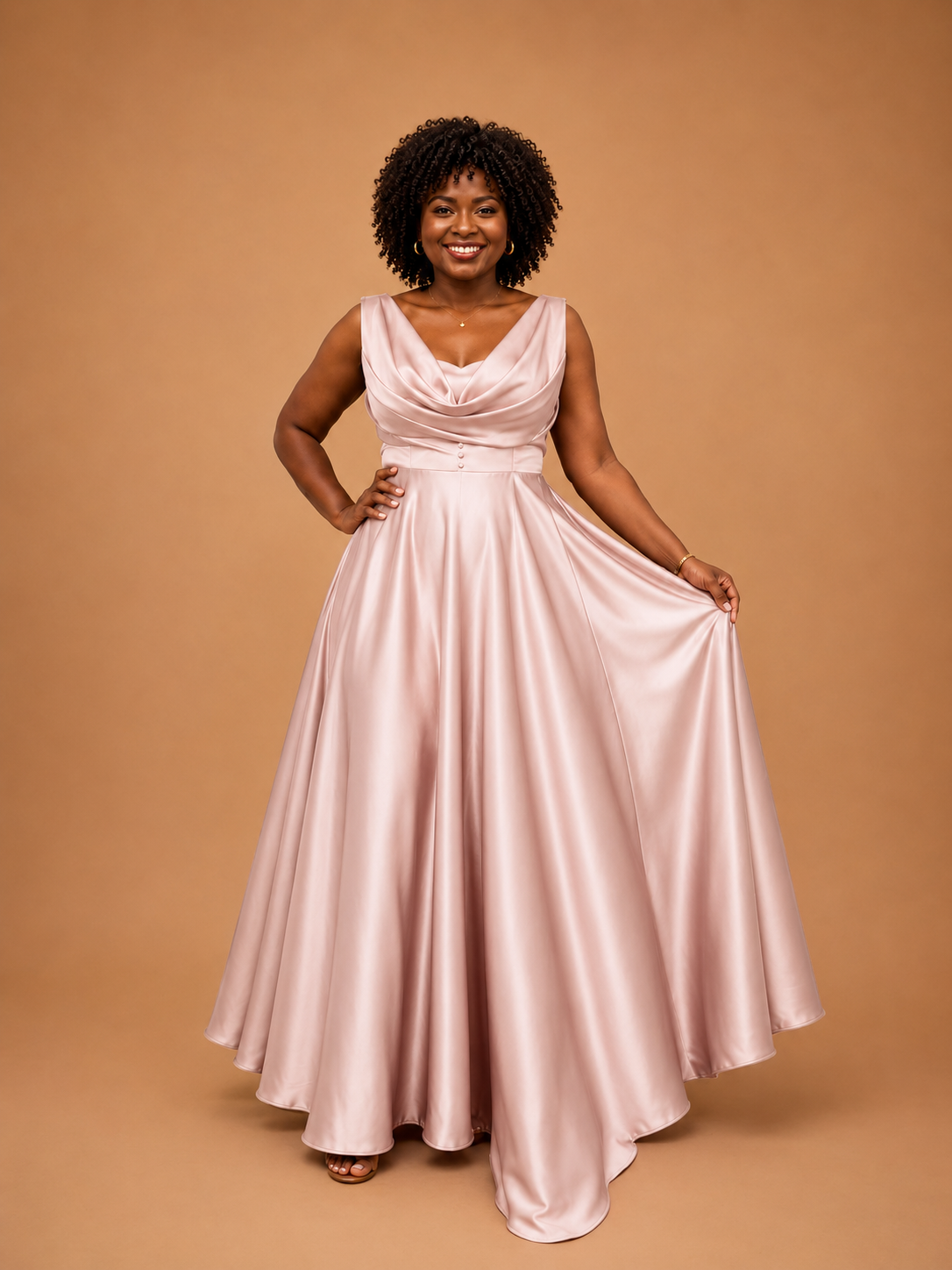 Ashia - blush colorway, front view