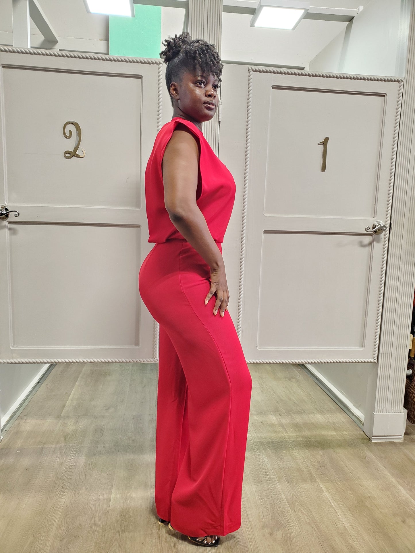 Cap Sleeves Open Back Glam