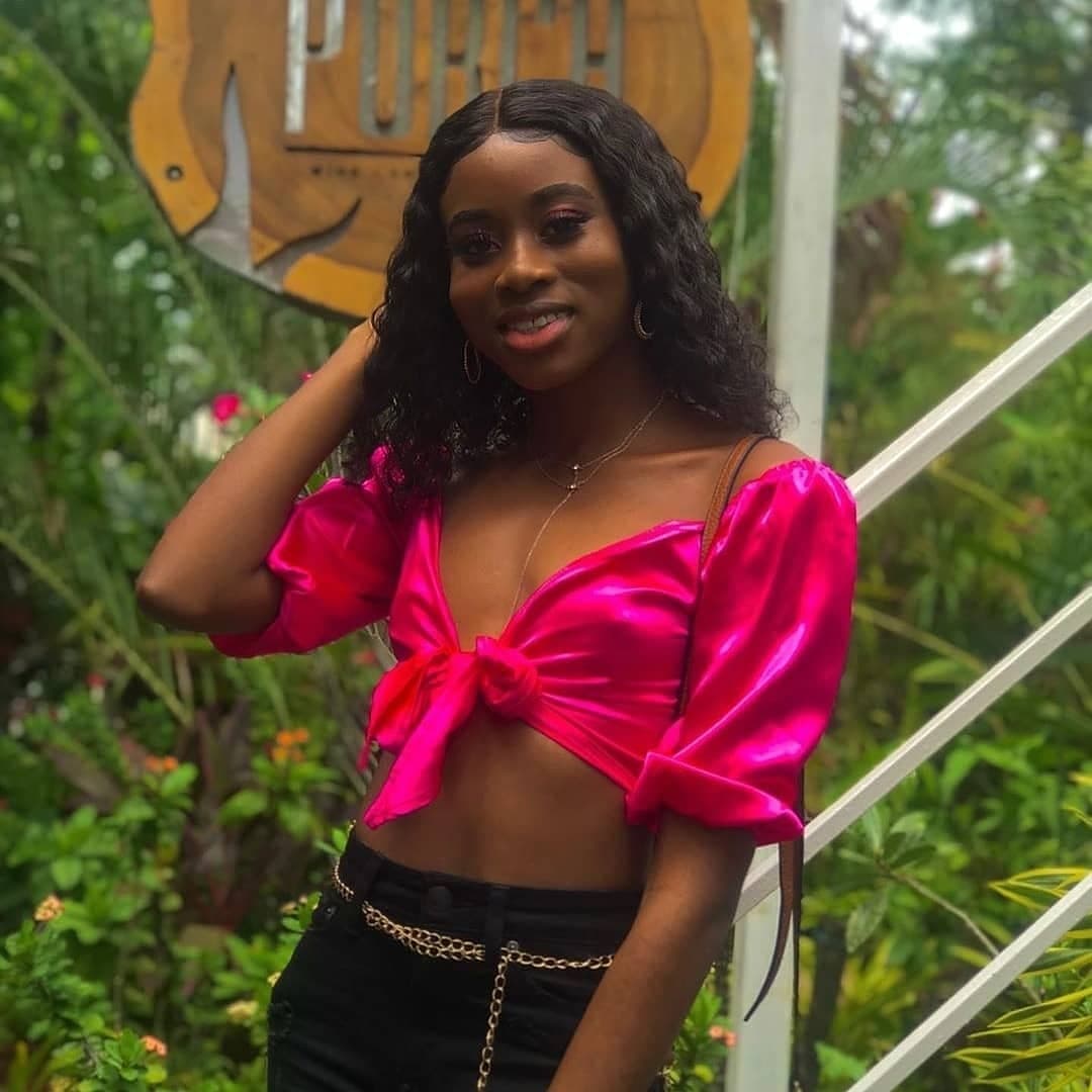 Satin Tie Front Crop Top