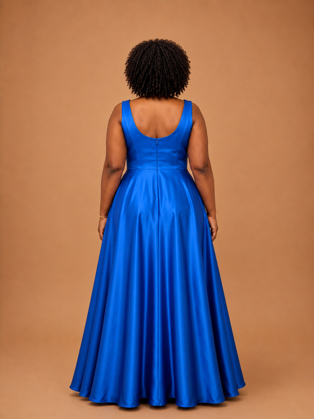 Ashia - blue colorway, back view