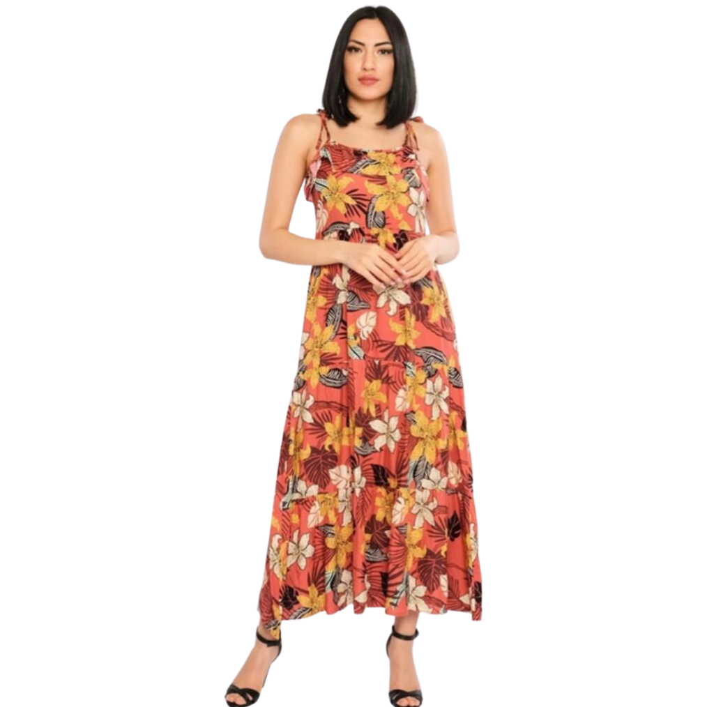 Assorted Spaghetti Strap Maxi Dress