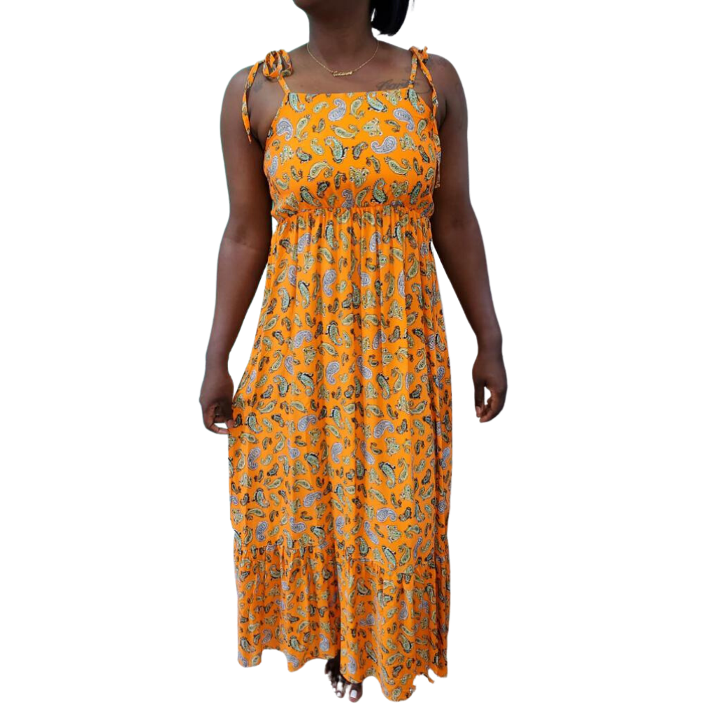 Assorted Spaghetti Strap Maxi Dress