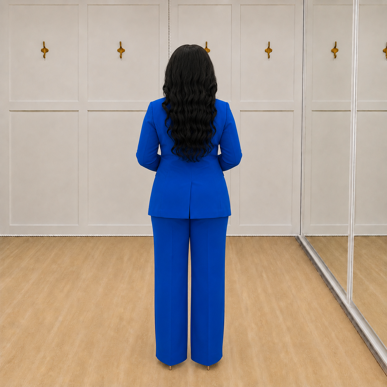Regina - Royal Blue Blazer Pant Suit