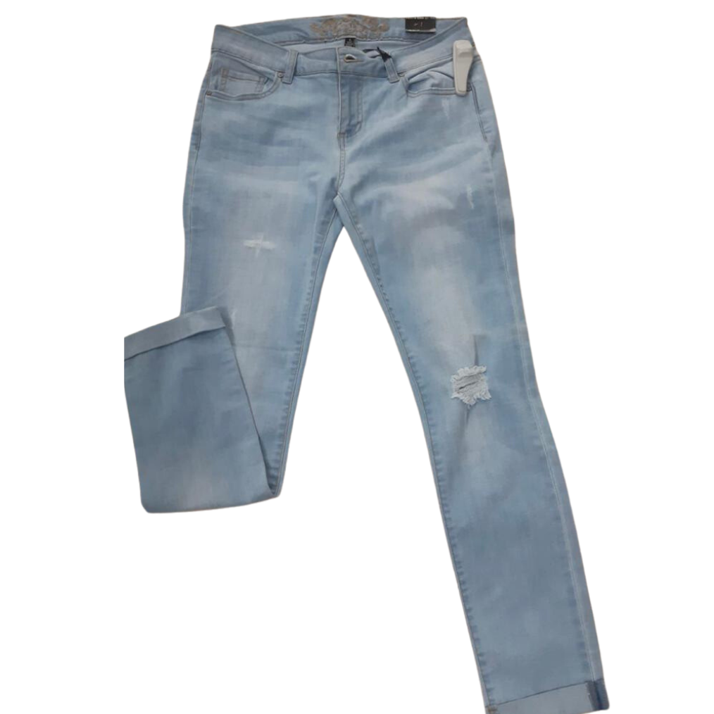 Skinny Jeans High Waist Distress