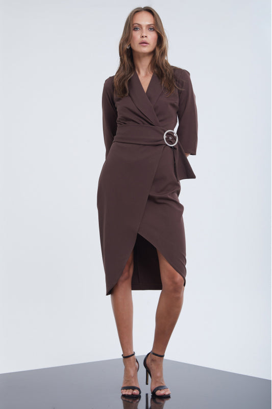 Deep V Cut Long Dress