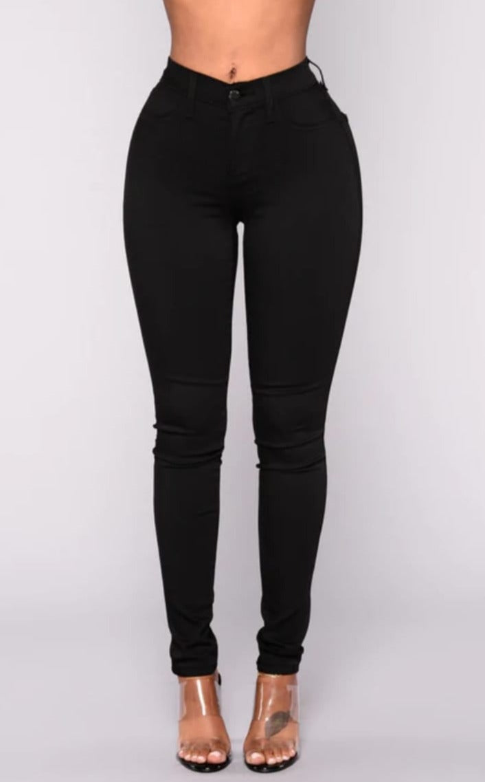 Altered Ripped High-Waist Denim Fit